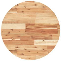 Dessus de table rond Ø60x2 cm bois massif d'acacia 648112648112