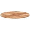Dessus de table rond Ø60x2 cm bois massif d'acacia 648112648112
