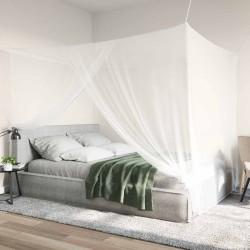 Filet anti-moustiques pour lit 156 mailles 3 pcs Blanc 648113648113