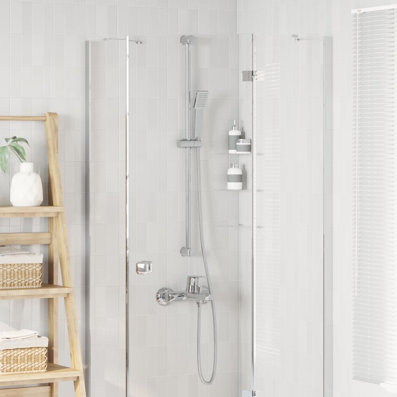 Ensemble de Douche Chrome 150 cm Acier inoxydable 648122648122