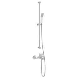 Ensemble de Douche Chrome 150 cm Acier inoxydable 648122648122