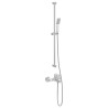 Ensemble de Douche Chrome 150 cm Acier inoxydable 648122648122