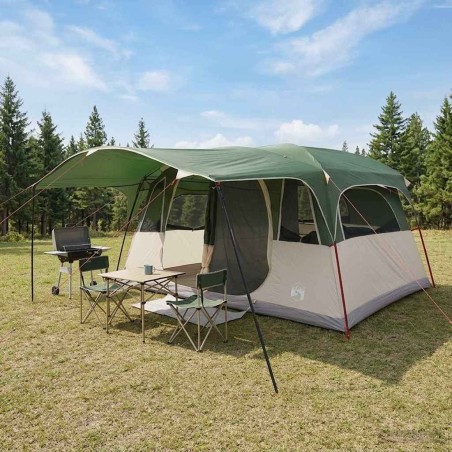 Tente tunnel Vert 427 x 305 x 205 cm Polyester et Acier 648124648124