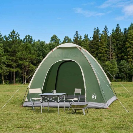 Tente de camping avec toit avec évent Vert 190 x 140 x 105 cm 648129648129