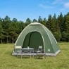 Tente de camping avec toit avec évent Vert 190 x 140 x 105 cm 648129648129