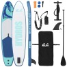 Planche à pagaie gonflable HYDROS 305 x 76 x 15 cm Turquoise 648130648130