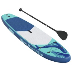 Planche à pagaie gonflable HYDROS 305 x 76 x 15 cm Turquoise 648130648130