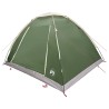 Tente de camping avec toit Vert 4 personnes Polyester et Acier 648140648140