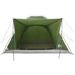 Tente de camping avec toit Vert 4 personnes Polyester et Acier 648140648140