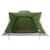 Tente de camping avec toit Vert 4 personnes Polyester et Acier 648140648140