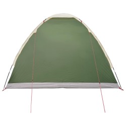 Tente de camping avec toit Vert 4 personnes Polyester et Acier 648140648140