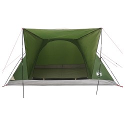 Tente de camping avec toit Vert 6 personnes Polyester et Acier 648142648142