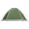 Tente de camping avec toit Vert 6 personnes Polyester et Acier 648142648142