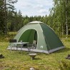 Tente de camping avec toit avec évent Vert 335 x 275 x 180 cm 648146648146