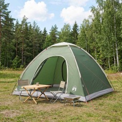 Tente de camping avec toit avec évent Vert 275 x 215 x 125 cm 648147648147