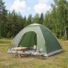 Tente de camping avec toit avec évent Vert 275 x 215 x 125 cm 648147648147