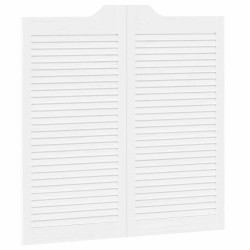 Portes battantes Blanc 100 x 50 cm Bois de pin massif 648170648170