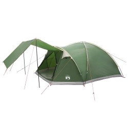 Tente Cabane avec toit Vert 8 personnes Polyester et Acier 648171648171