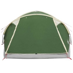 Tente Cabane avec toit Vert 8 personnes Polyester et Acier 648171648171