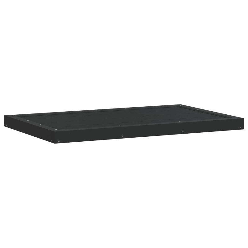 Plaque de base de douche Noir 101 x 63 x 5,5 cm WPC 648183648183