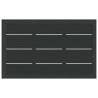 Plaque de base de douche Noir 101 x 63 x 5,5 cm WPC 648183648183