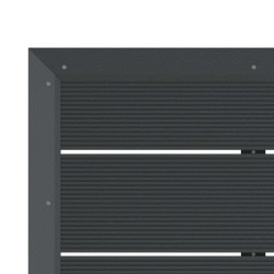 Plaque de base de douche Noir 101 x 63 x 5,5 cm WPC 648183648183