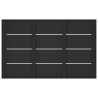 Plaque de base de douche Noir 101 x 63 x 5,5 cm WPC 648183648183