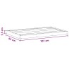 Plaque de base de douche Noir 101 x 63 x 5,5 cm WPC 648183648183