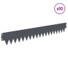 Bordure de Pelouse 10 pcs 103 x 15 cm métal Anthracite 648186648186