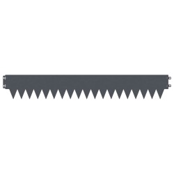 Bordure de Pelouse 10 pcs 103 x 15 cm métal Anthracite 648186648186