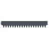 Bordure de Pelouse 10 pcs 103 x 15 cm métal Anthracite 648186648186