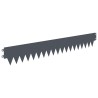 Bordure de Pelouse 10 pcs 103 x 15 cm métal Anthracite 648186648186