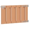 Porte de Jardin 100 x 60 cm WPC et Aluminium Marron 648195648195