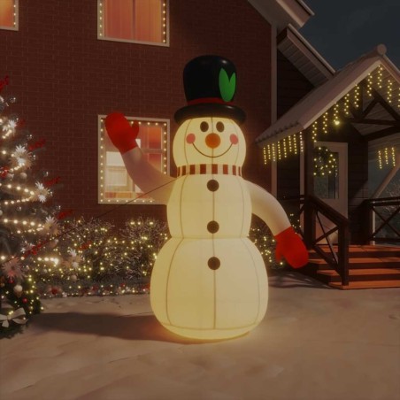 Bonhomme de neige gonflable avec LED 240 cm 648199648199