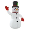 Bonhomme de neige gonflable avec LED 240 cm 648199648199