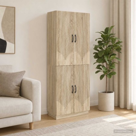 Ensemble de Meubles 2 pcs Chêne Sonoma Bois d'ingénierie 648212648212