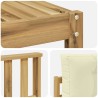 Ensemble de canapés d'extérieur 4 pcs Blanc et crème 648217648217