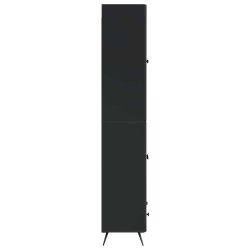 Ensemble de Meubles 2 pcs Noir Bois d'ingénierie 648222648222