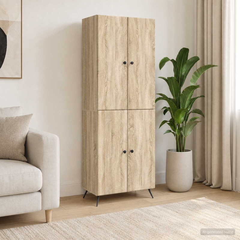 Ensemble de Meubles 2 pcs Chêne Sonoma Bois d'ingénierie 648223648223