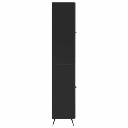 Ensemble de Meubles 2 pcs Noir Bois d'ingénierie 648229648229