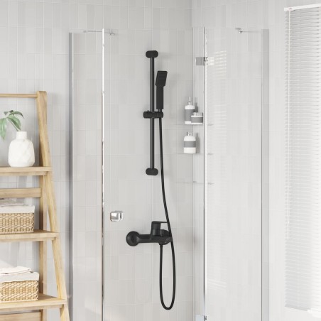 Ensemble de Système de Douche Noir 70 cm Acier inoxydable 648235648235