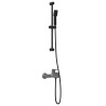 Ensemble de Système de Douche Noir 70 cm Acier inoxydable 648235648235