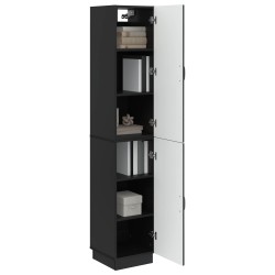 Ensemble de Meubles 2 pcs Noir Bois d'ingénierie 648236648236