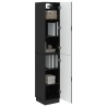Ensemble de Meubles 2 pcs Noir Bois d'ingénierie 648236648236