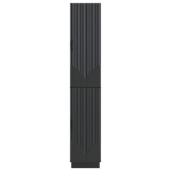 Ensemble de Meubles 2 pcs Noir Bois d'ingénierie 648236648236