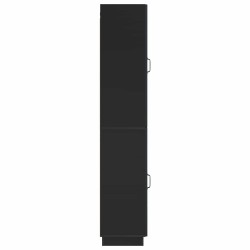 Ensemble de Meubles 2 pcs Noir Bois d'ingénierie 648236648236