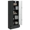 Ensemble de Meubles 2 pcs Noir Bois d'ingénierie 648239648239