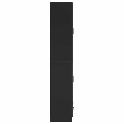 Ensemble de Meubles 2 pcs Noir Bois d'ingénierie 648239648239