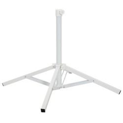 Support de parasol Blanc Acier pour 25-32 mm Poteau 648257648257