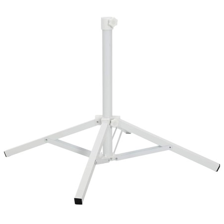 Support de parasol Blanc Acier pour 25-32 mm Poteau 648257648257